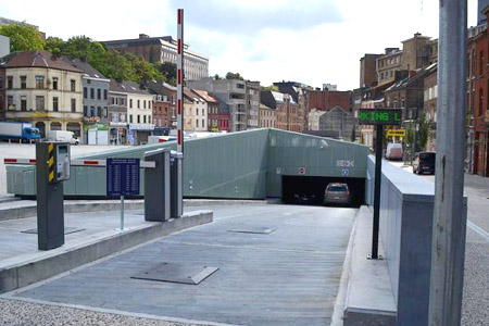 Le parking de la Digue